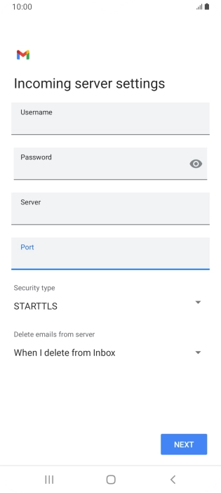Press the drop down list below Press the drop down list below