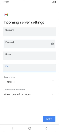 Press the drop down list below Press the drop down list below