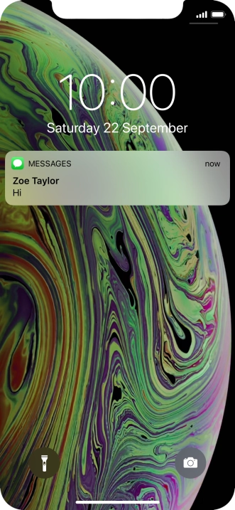 Press the required notification and follow the instructions on the screen to use the selected function. Press the required notification and follow the instructions on the screen to use the selected function.