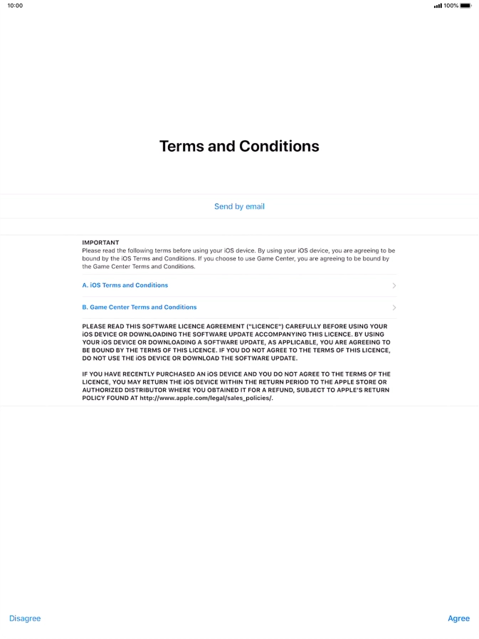 Press Agree. Press Agree.