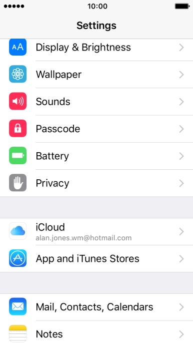 Press App and iTunes Stores. Press App and iTunes Stores.