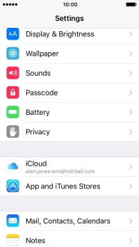 Press App and iTunes Stores. Press App and iTunes Stores.