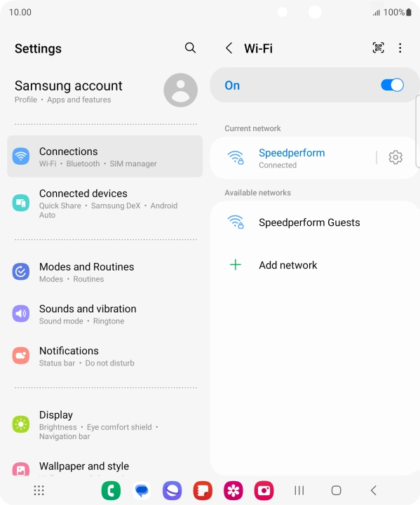 Press the Home key to return to the home screen. Press the Home key to return to the home screen.
