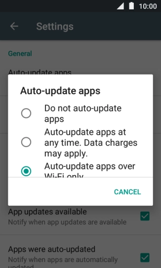 Press Do not auto-update apps to turn off the function. Press Do not auto-update apps to turn off the function.