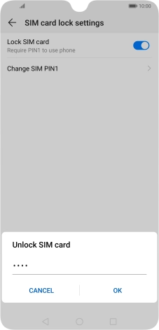 Key in your PIN and press OK. Key in your PIN and press OK.