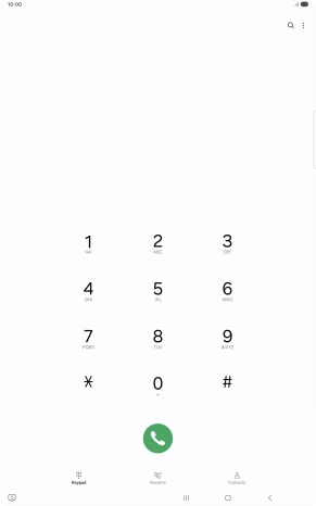 Press the menu icon. Press the menu icon.