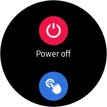 Press Power off. Press Power off.