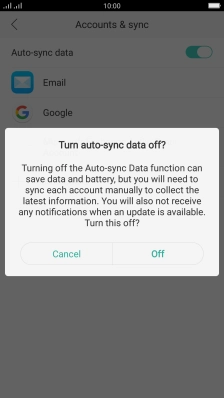 If you turn on the function, press Off. If you turn on the function, press Off.