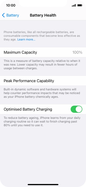 Press the indicator next to Press the indicator next to