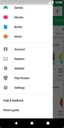 Press Settings. Press Settings.