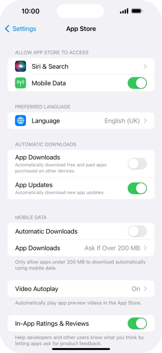 Press the indicator next to Press the indicator next to
