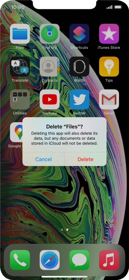 Press Delete. Press Delete.