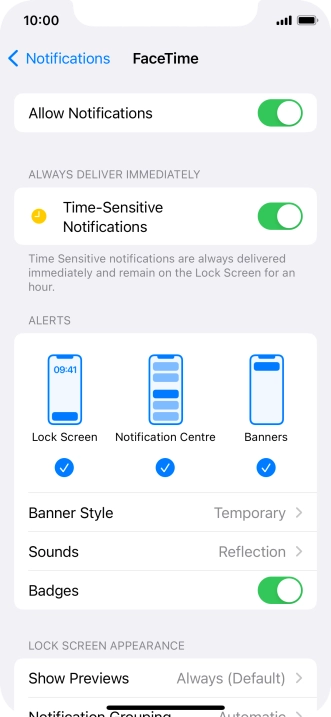 Press the indicator next to Press the indicator next to