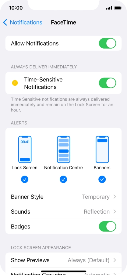 Press the indicator next to Press the indicator next to