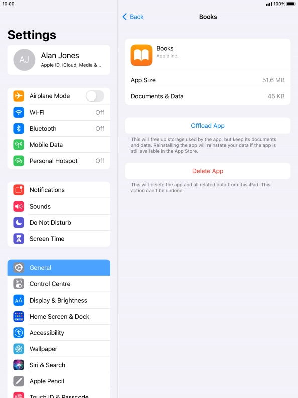 Press Offload App. Press Offload App.