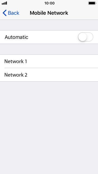 If you turn off the function, press the required network. If you turn off the function, press the required network.