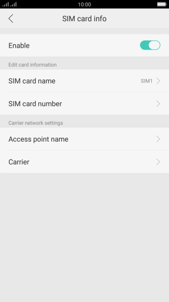 Press the indicator next to Press the indicator next to