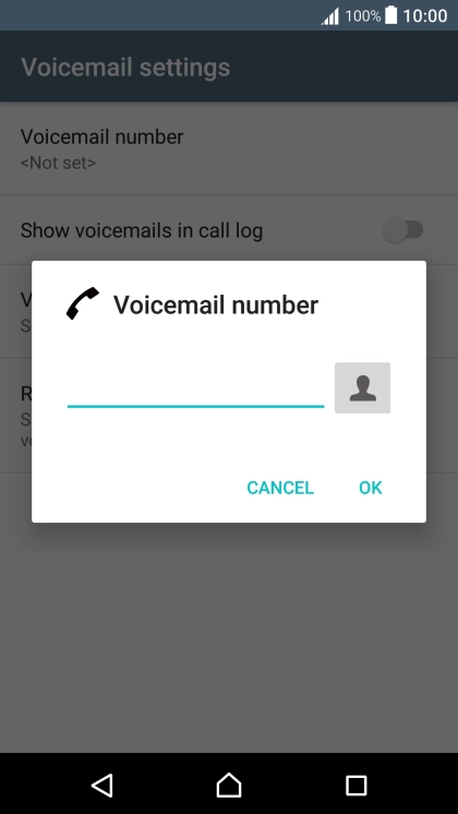 Key in +61414121121 and press OK. Key in +61414121121 and press OK.