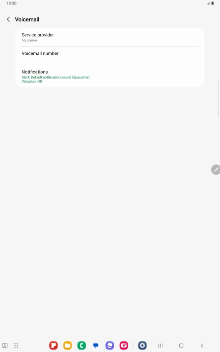Press Voicemail number. Press Voicemail number.