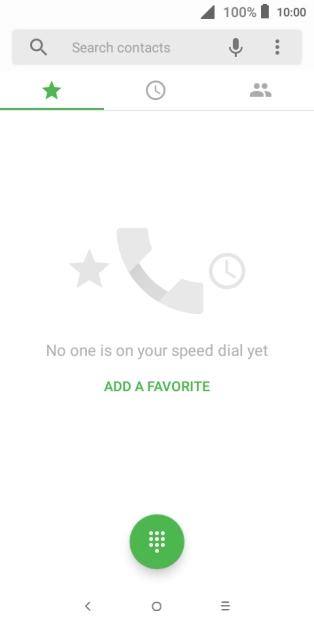 Press the menu icon. Press the menu icon.