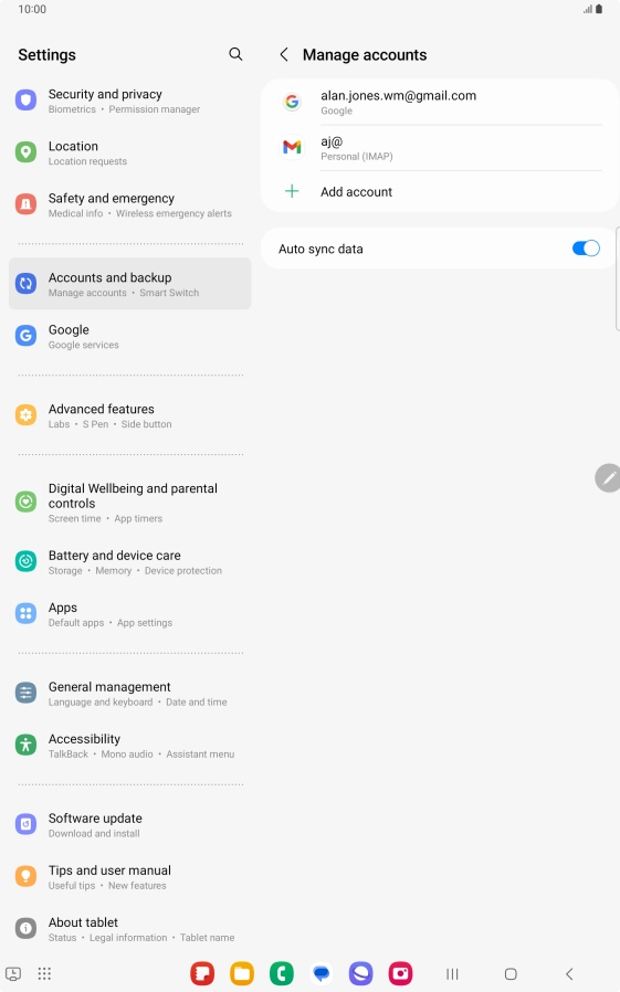 Press the Home key to return to the home screen. Press the Home key to return to the home screen.
