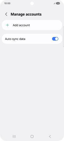 Press Add account. Press Add account.
