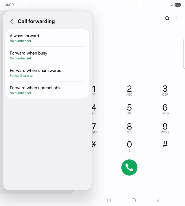 Press the Home key to return to the home screen. Press the Home key to return to the home screen.