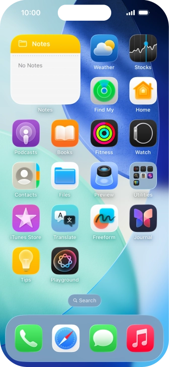 If you're using a Widget Stack: slide up or down on the stack to select the required widget. If you're using a Widget Stack: slide up or down on the stack to select the required widget.