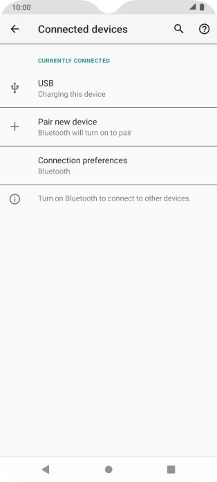 Press Pair new device. Press Pair new device.