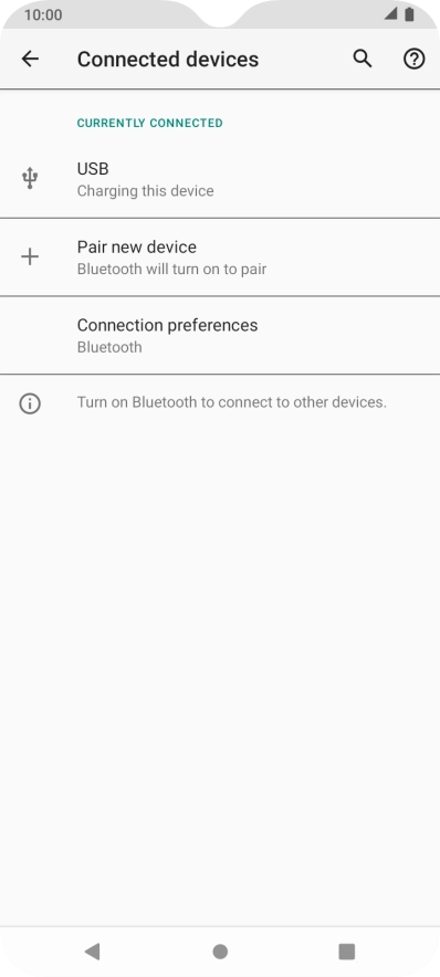Press Pair new device. Press Pair new device.