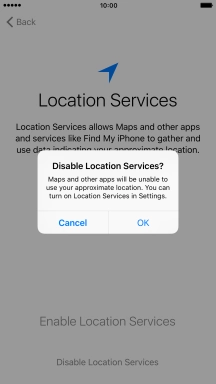 If you turn off the function, press OK. If you turn off the function, press OK.