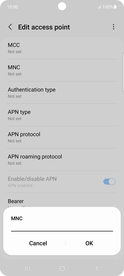 Key in 03 and press OK. Key in 03 and press OK.
