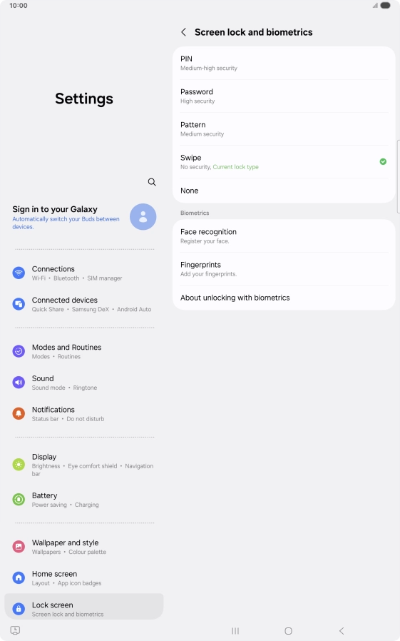Press Fingerprints. Press Fingerprints.