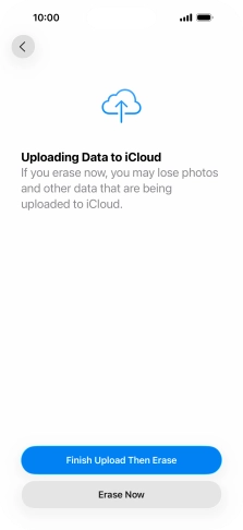 Press Erase Now. Press Erase Now.