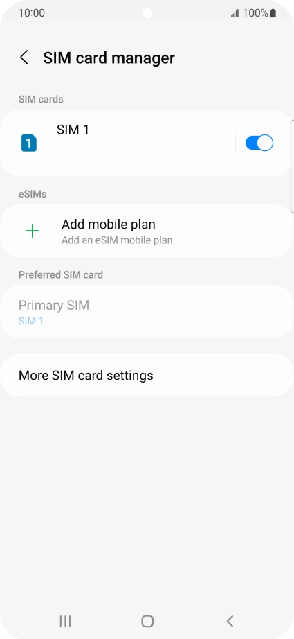 Press Add mobile plan. Press Add mobile plan.