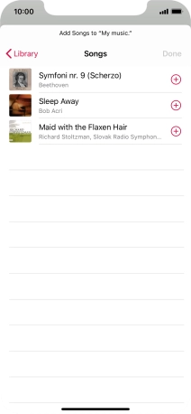 Go to the required category and press the required audio file. Go to the required category and press the required audio file.