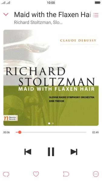 Press arrow right to go to the next audio file. Press arrow right to go to the next audio file.