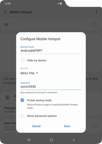 Press Save. Press Save.
