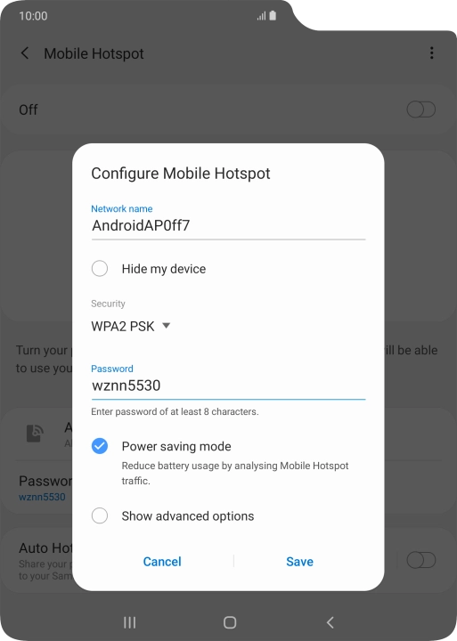 Press Save. Press Save.