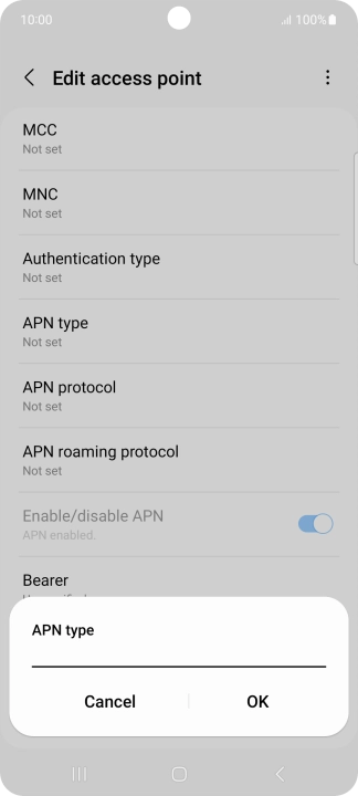 Key in mms and press OK. Key in mms and press OK.