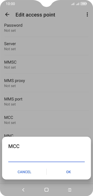 Key in 505 and press OK. Key in 505 and press OK.