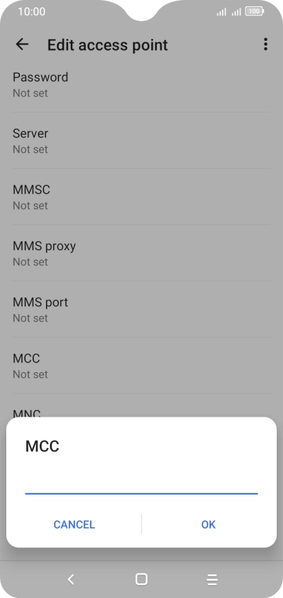 Key in 505 and press OK. Key in 505 and press OK.