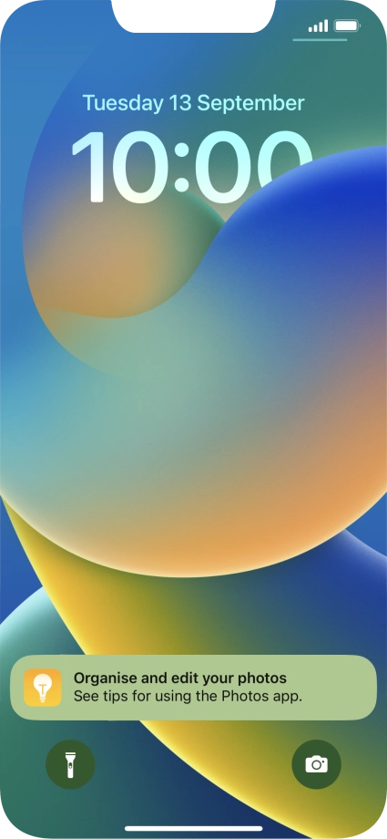 Press the required notification and follow the instructions on the screen to use the selected function. Press the required notification and follow the instructions on the screen to use the selected function.