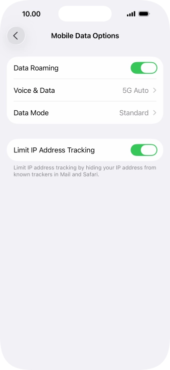 Press the indicator next to Press the indicator next to