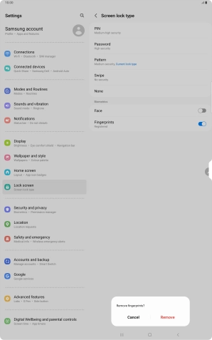 Press Remove. Press Remove.