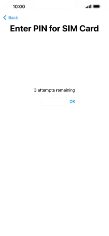 If your SIM is locked, key in your PIN and press OK. If your SIM is locked, key in your PIN and press OK.