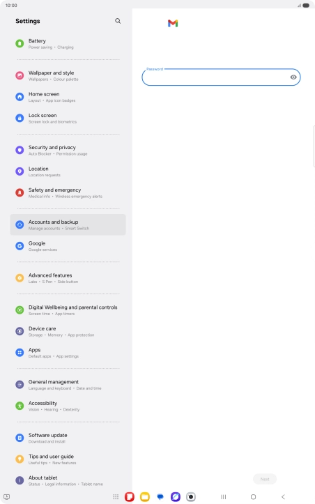 Press the field below Press the field below