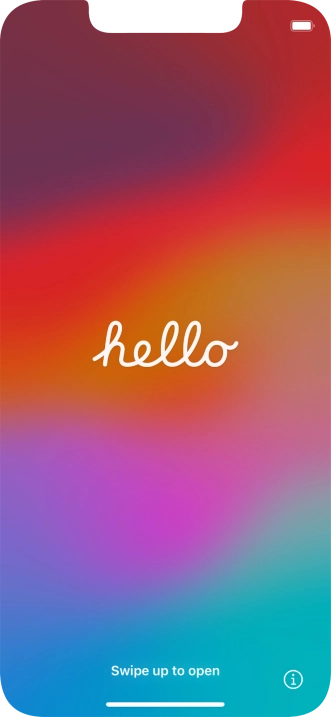 Slide your finger upwards starting from the bottom of the screen. Slide your finger upwards starting from the bottom of the screen.