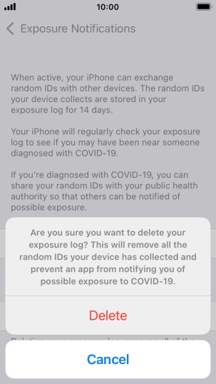 Press Delete. Press Delete.