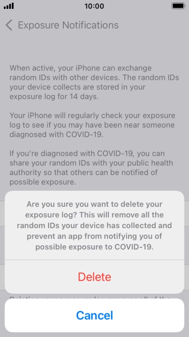 Press Delete. Press Delete.